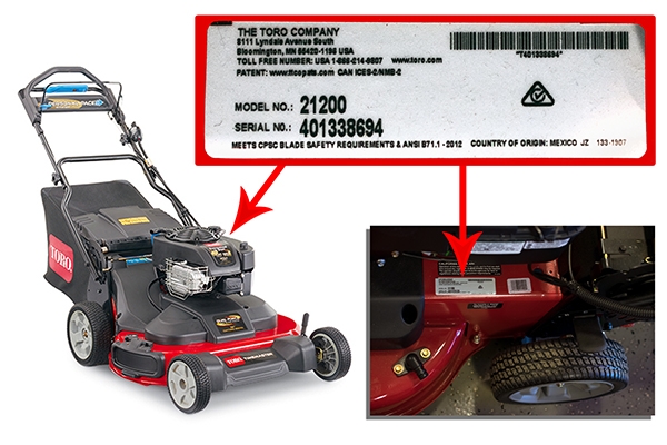 lawn mower serial number search